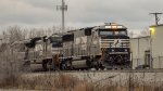 NS SD60E Locomotive leading a train